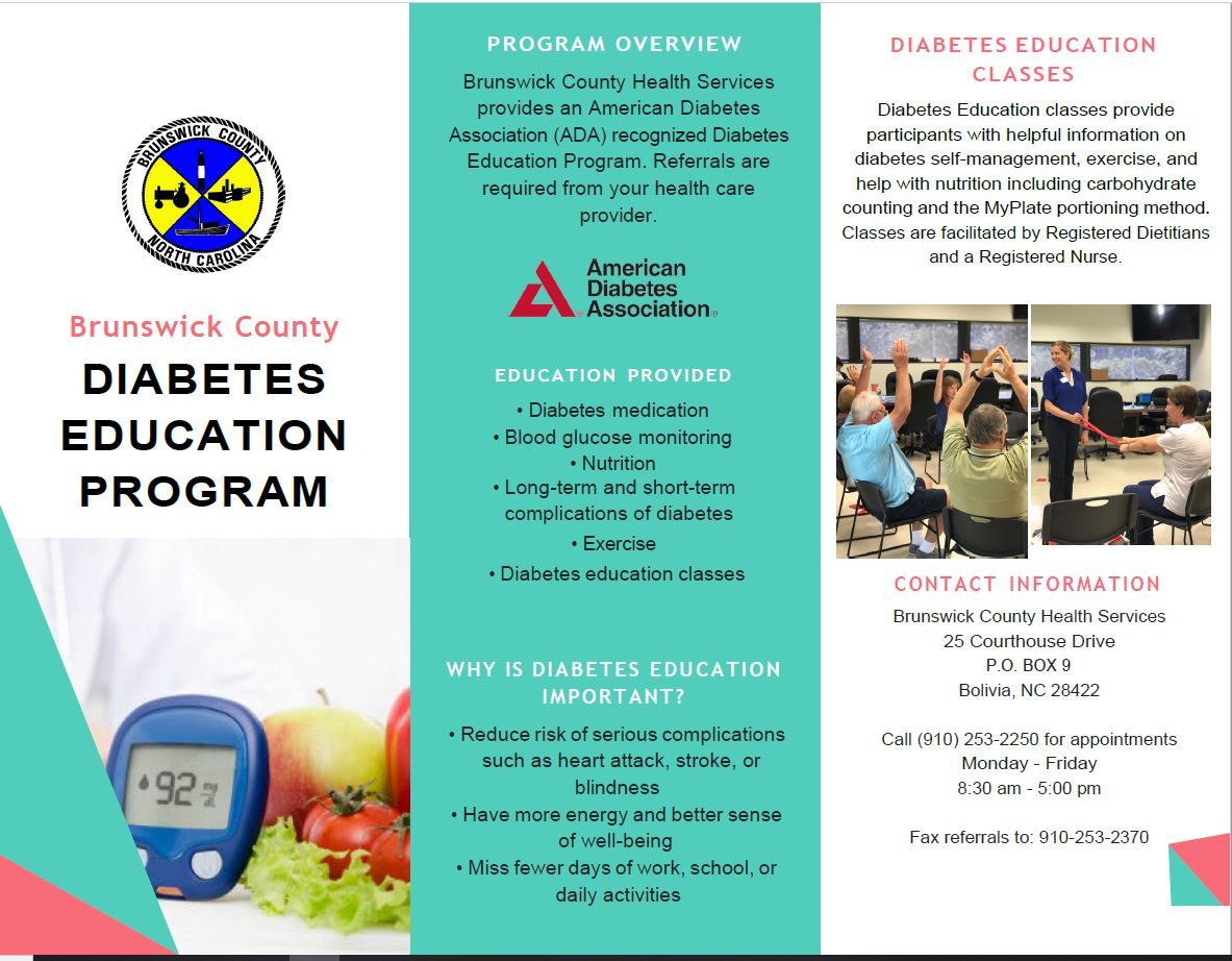 Diabetes Education Program Brochure