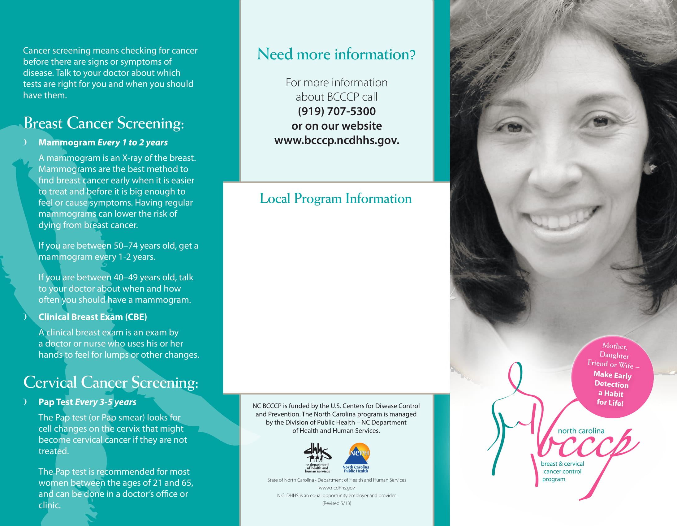 NCBCCCP Services Brochure English