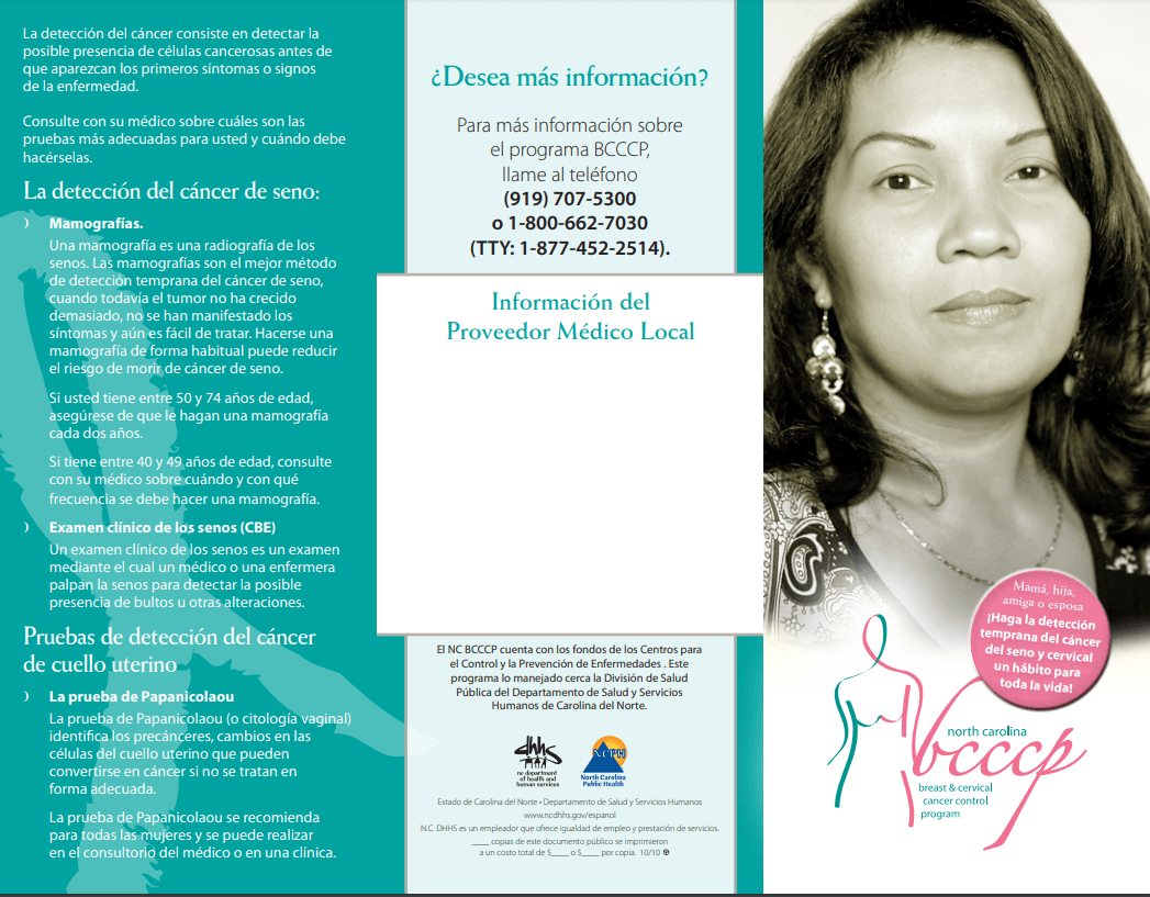 NCBCCCP Services Brochure Español
