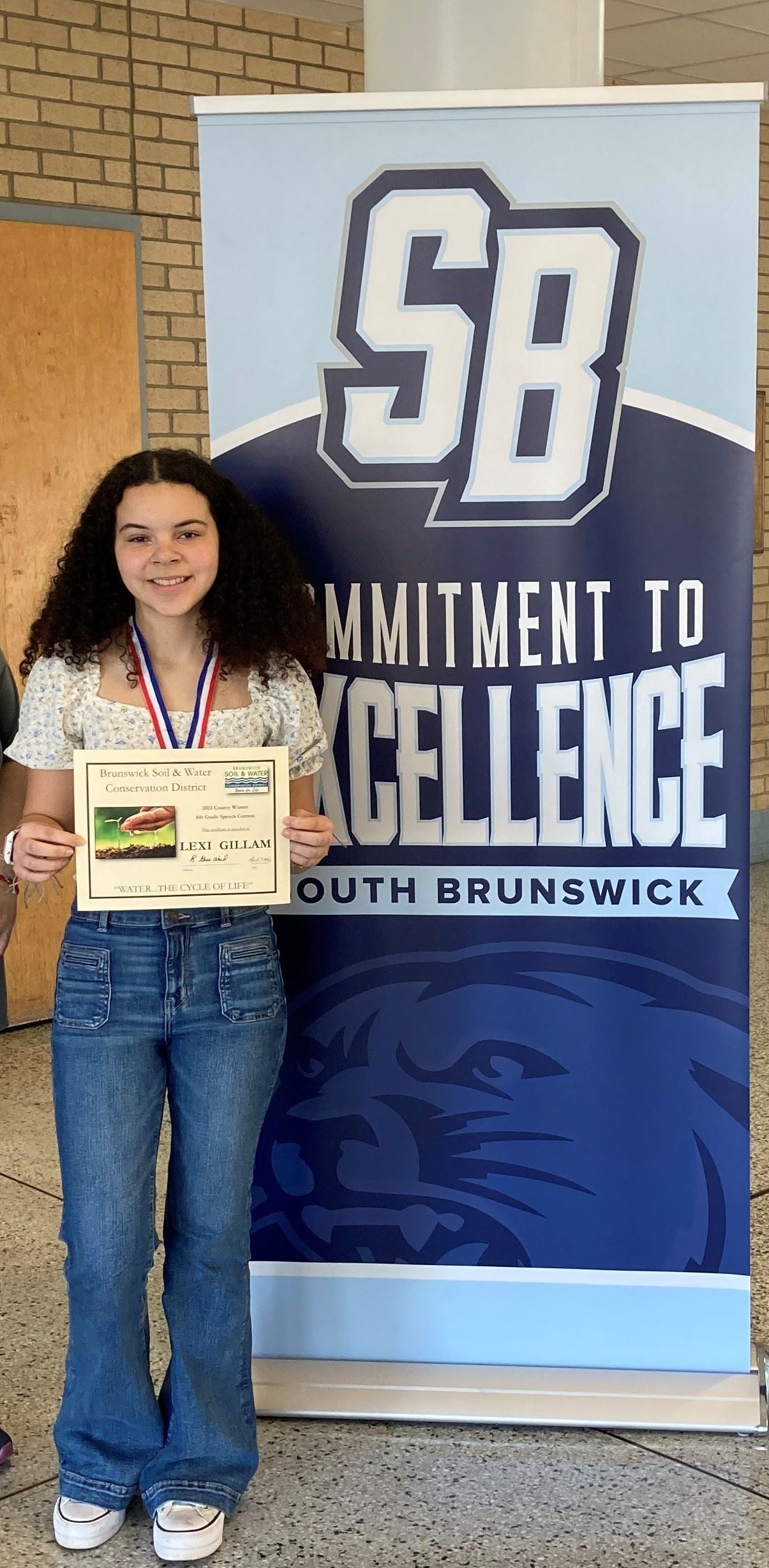 8th Grade Public Speaking Contest Winner Lexi Gillam