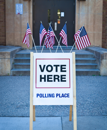 Image of polling place