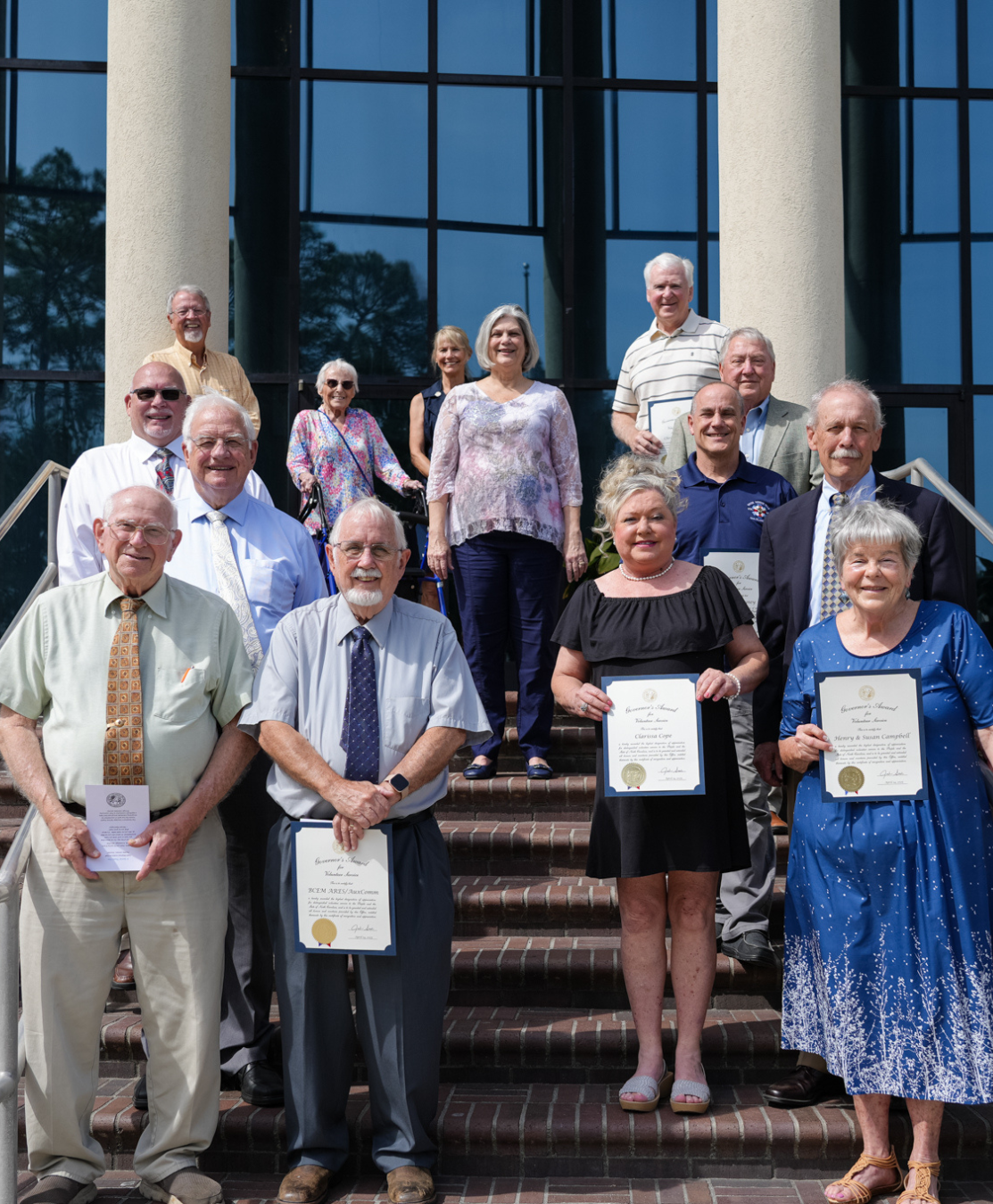 Brunswick County's recipients of the 2025 Governor's Volunteer Service Award.
