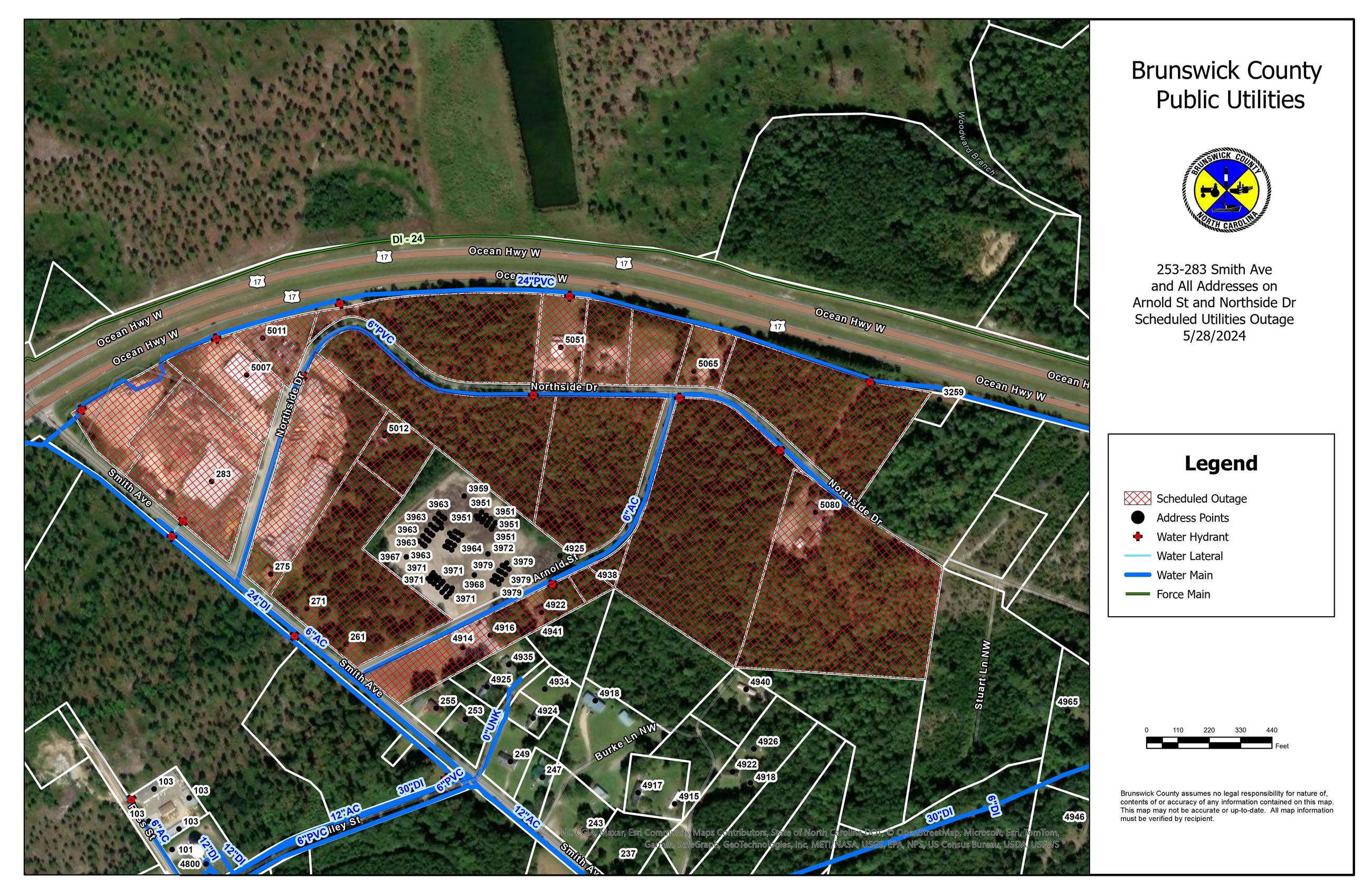 Scheduled Outage (Smith Ave)