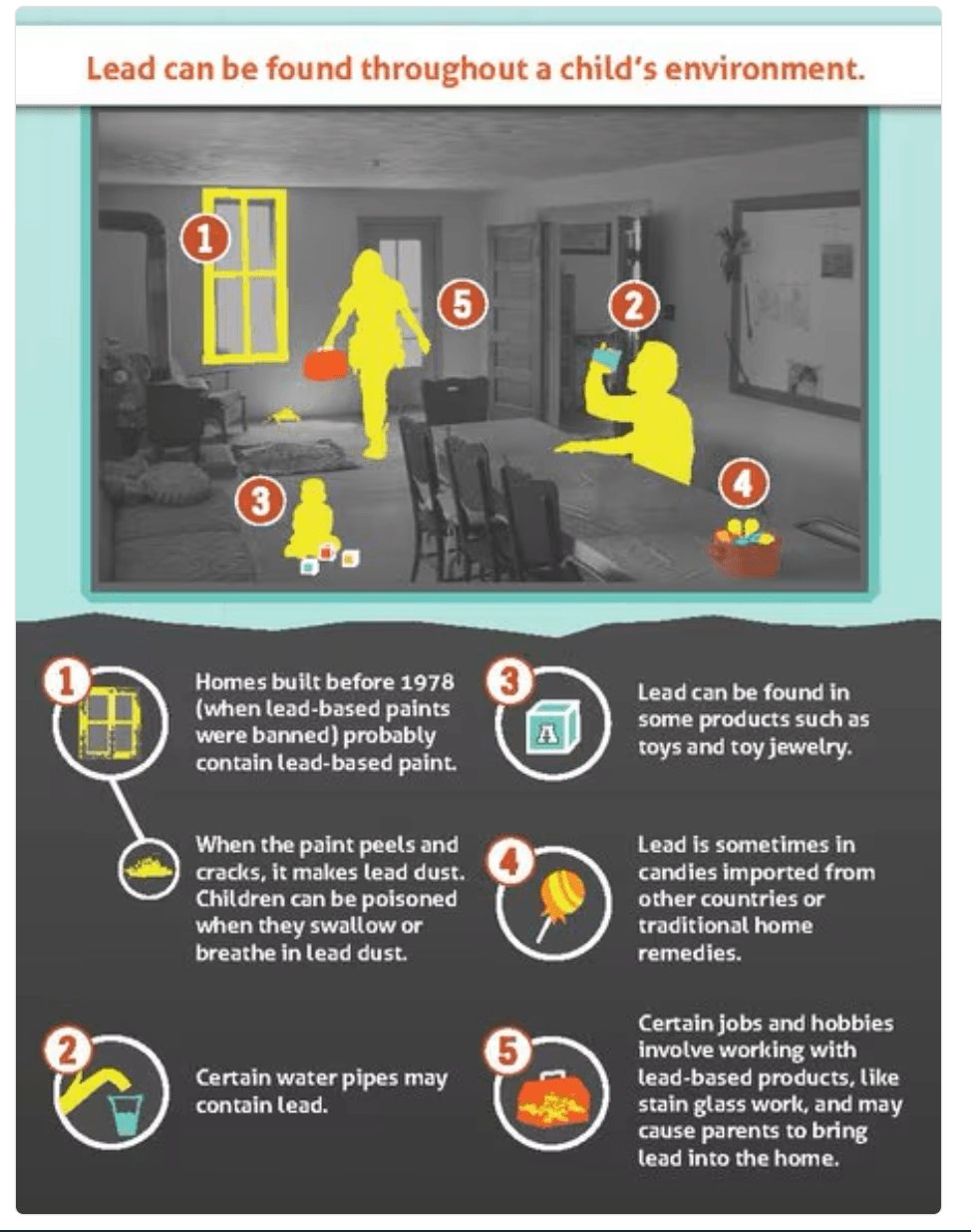 Sources of Lead graphic