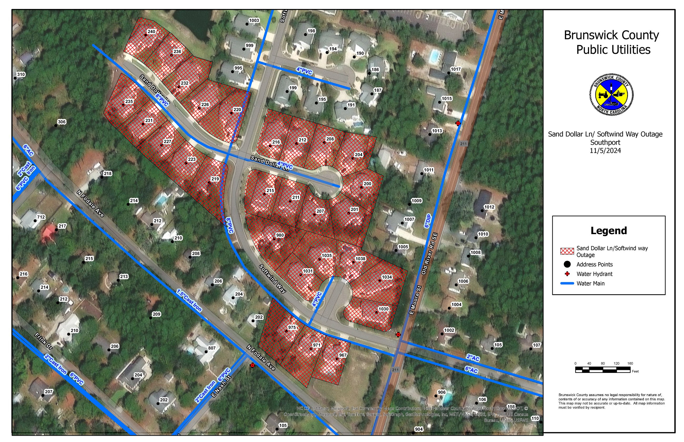 Sand Dollar Ln Softwind Way Outage (PNG)