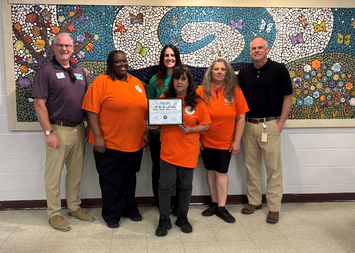 Bolivia Elementary School Cafeteria Plantinum A Award Winner